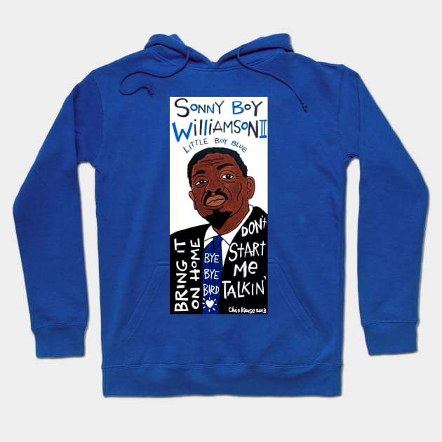 Sonny Boy Williamson II Hoodie by krusefolkart